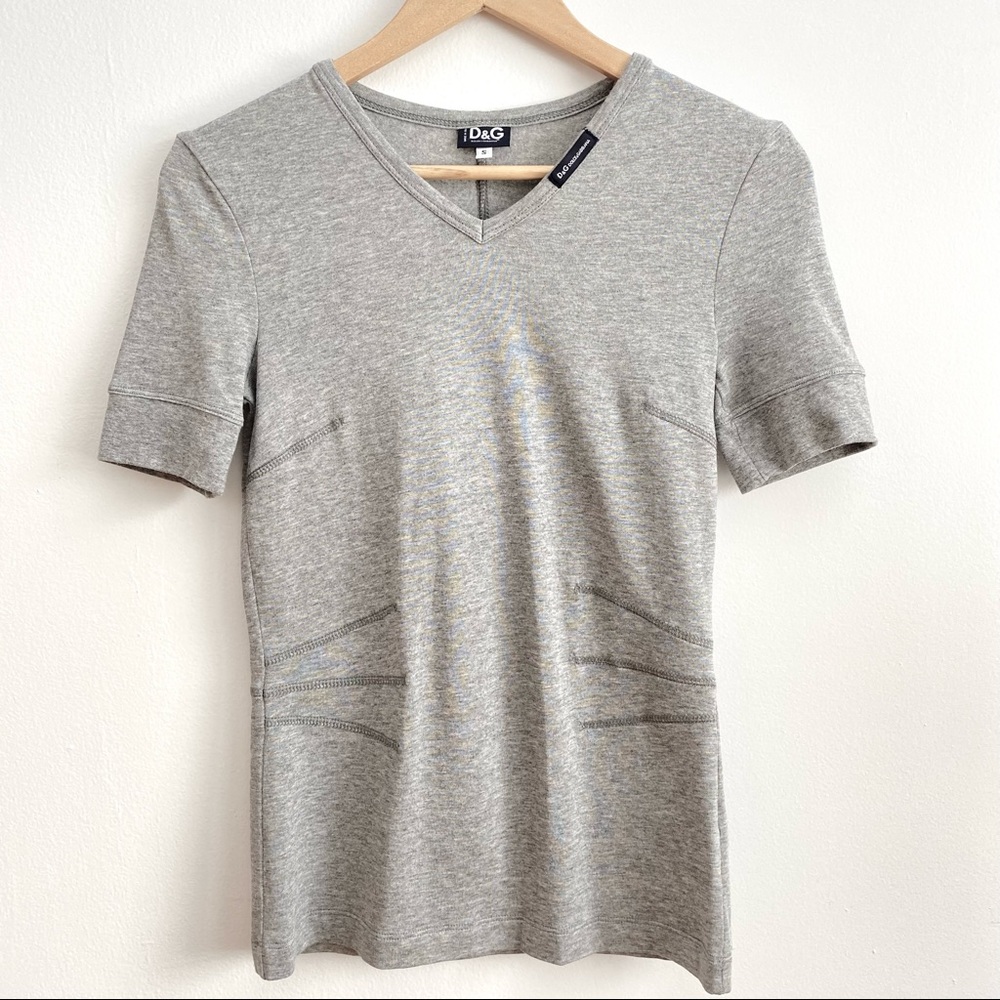 D&G Dolce Gabbana Soft cotton jersey T-shirt.